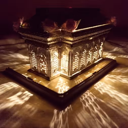 ضریح امام حسین علیه السلام بدون طلق