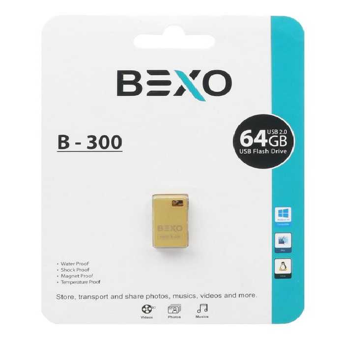 فلش مموری بکسو مدل B-300 USB 2.0 ظرفیت 64 گیگابایت