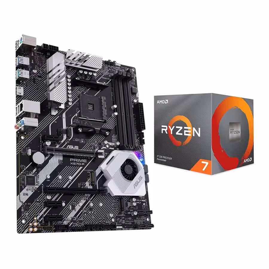 قیمت و خرید سی پی یو ای ام دی مدل Ryzen 7 3700X باندل با مادربورد ایسوس PRIME X570-P | یاس ارتباط