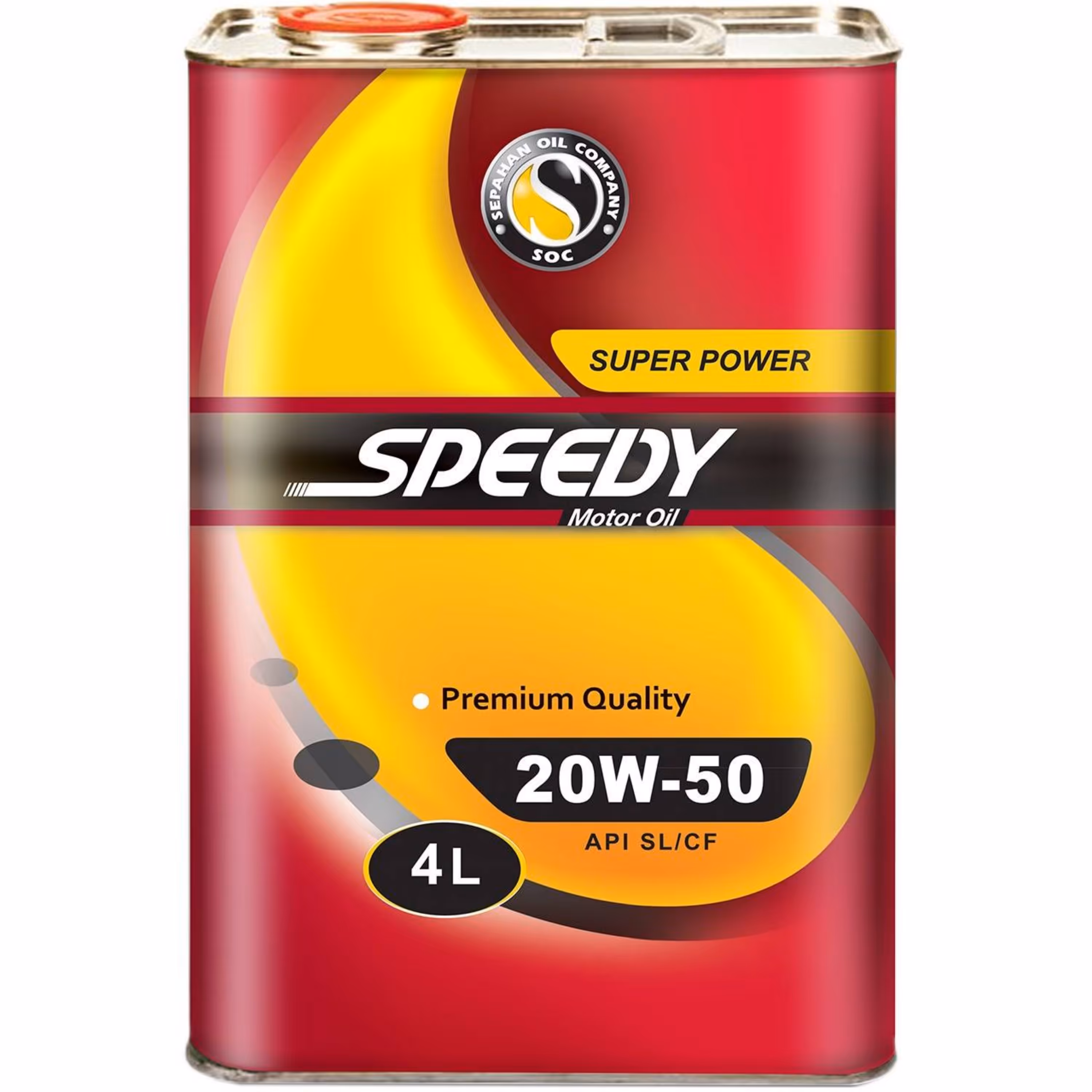 روغن موتور خودرو اسپیدی مدل Super Power 20W-50 حجم 4 لیتر  