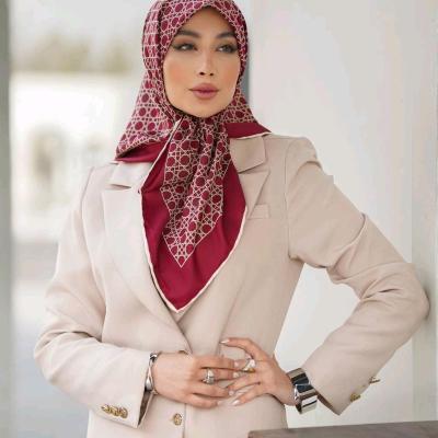 روسری نخ ابریشم توییل مجلسی
