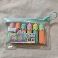 هایلایتر فانتزی بادمجانی (پک 6 عددی)