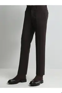 شلوار چند رنگ مردانه Mink Flat Weaving متناسب با مخلوط پشمی کلاسیک مناسب Kip