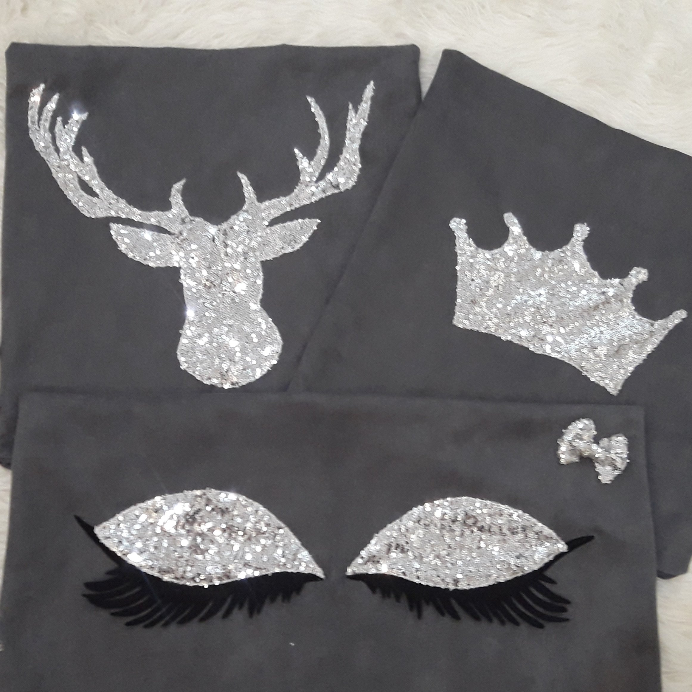 کوسن طوسی نقره ای 