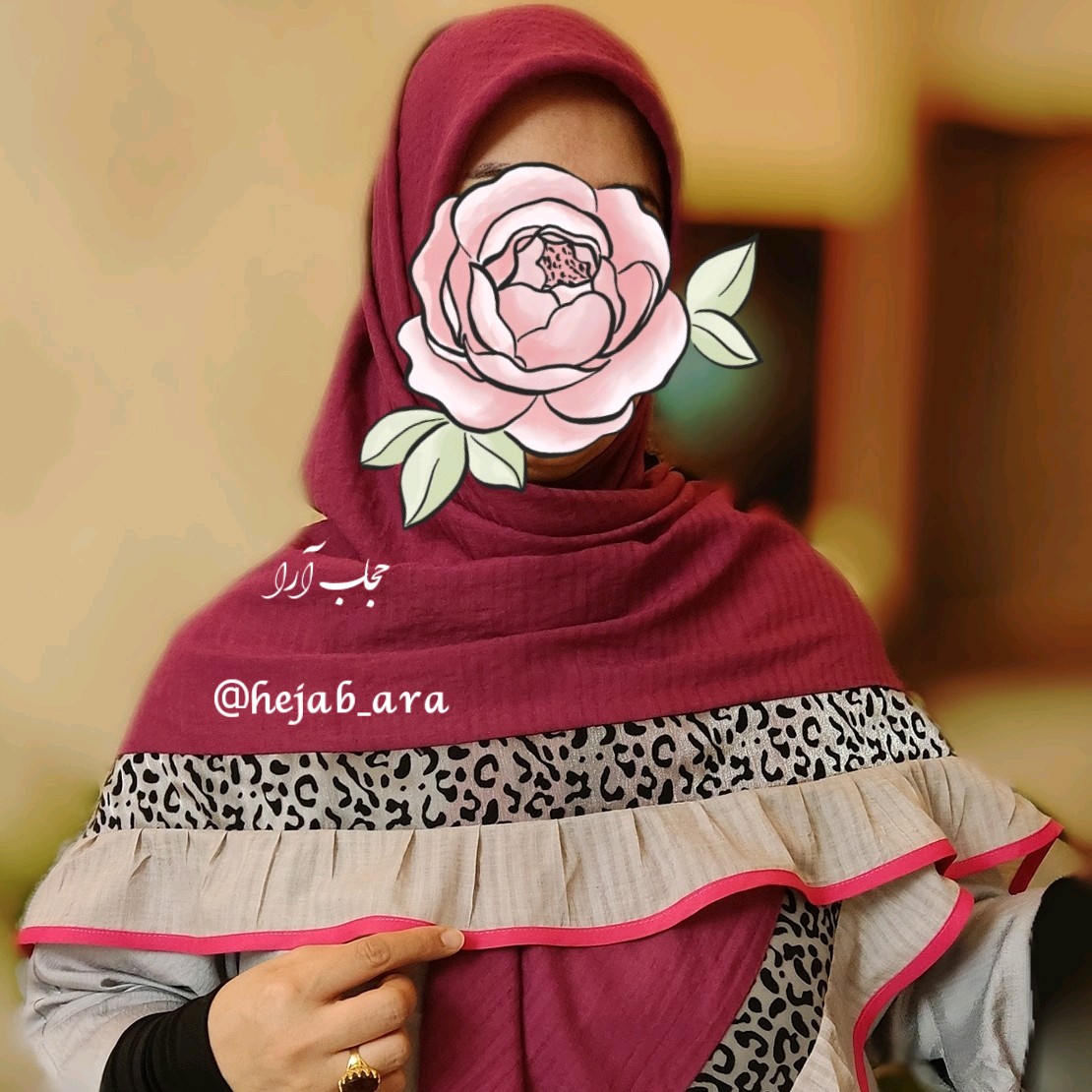 روسری نخی قواره بزرگ