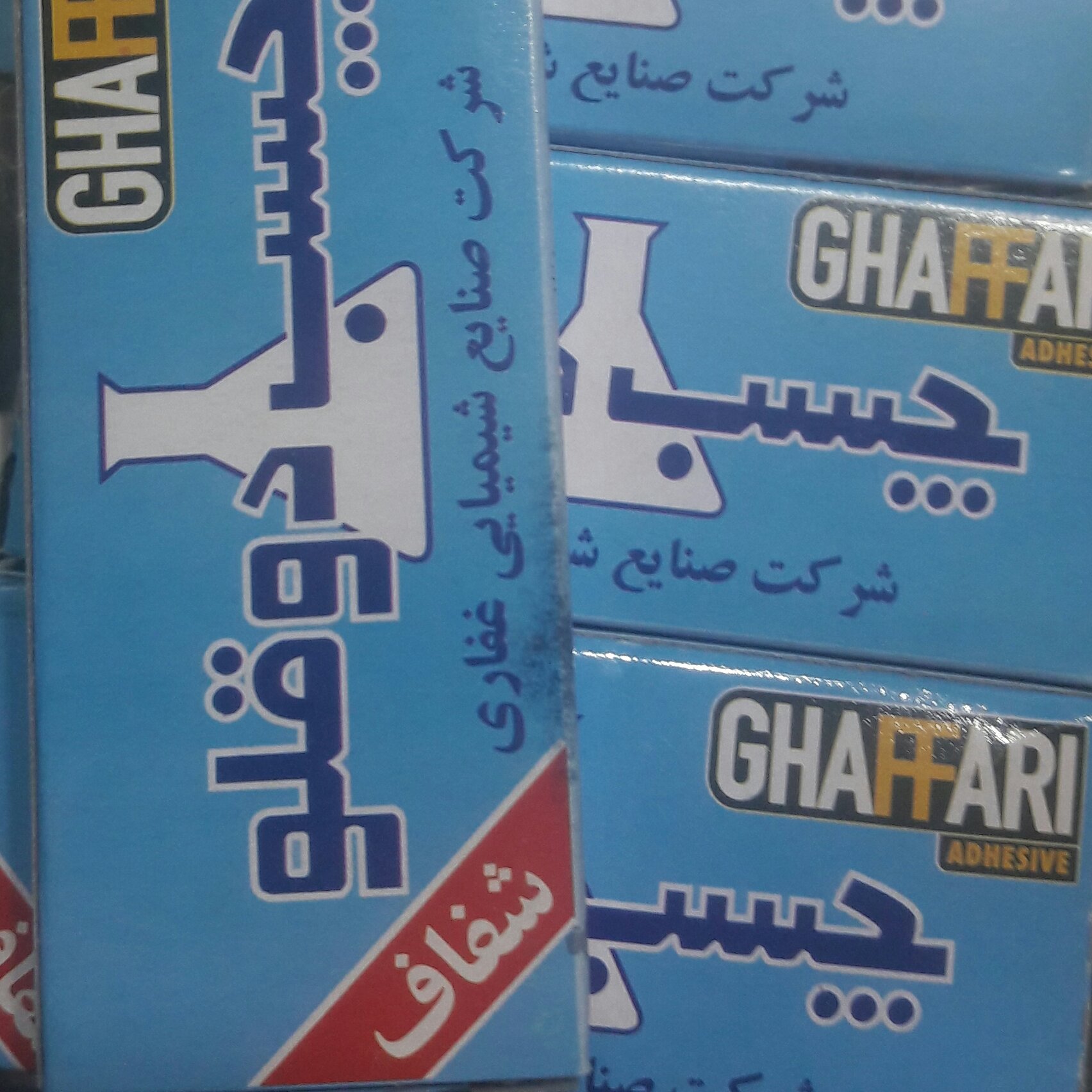 چسب         دوقلو شفاف غفاری     خیام شمالی نوشت افزار پاکزادی