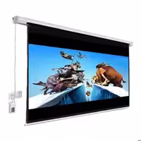 قیمت و خرید پرده نمایش برقی ویدئو پروژکتور اسکوپ اندازه 1.8×1.8 متر | یاس ارتباط