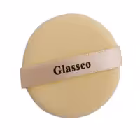 پد پنکک حرفه ای پد کرم پودر گلاسکو اصل Glassco ابر پنکک اتودی باکیفیت عالی پت پنکیک و کرمپودر بنددار میکاپ حرفه ای 