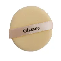 پد پنکک حرفه ای پد کرم پودر گلاسکو اصل Glassco ابر پنکک اتودی باکیفیت عالی پت پنکیک و کرمپودر بنددار میکاپ حرفه ای 