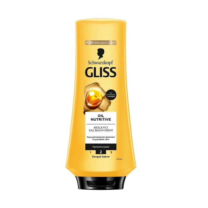 نرم کننده مو زرد گلیس Gliss Oil Nutritive