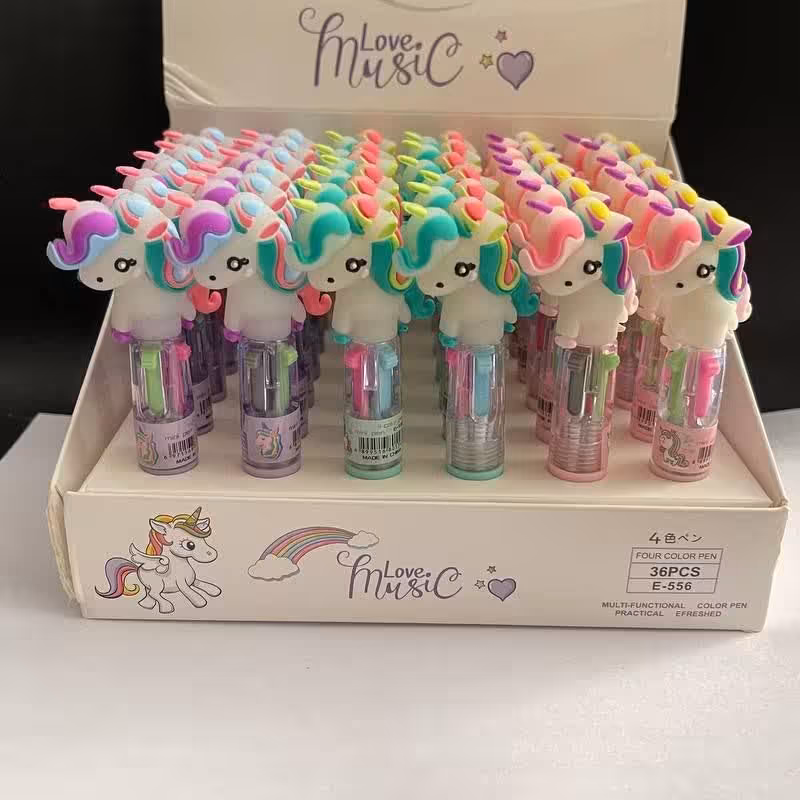  مینی خودکار اسب تک شاخ 4 رنگ بسیار رنگای شاد و زیبا 
امروز به دستم رسیده تعداد محدود


