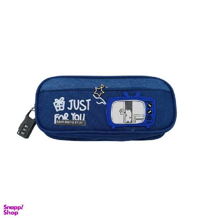 جامدادی پینک استار دو زیپ قفل دار طرح گربه کد 2004