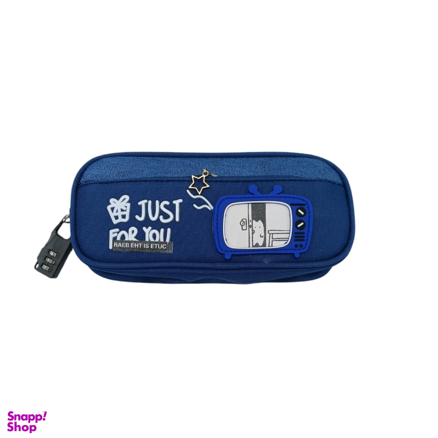 جامدادی پینک استار دو زیپ قفل دار طرح گربه کد 2004