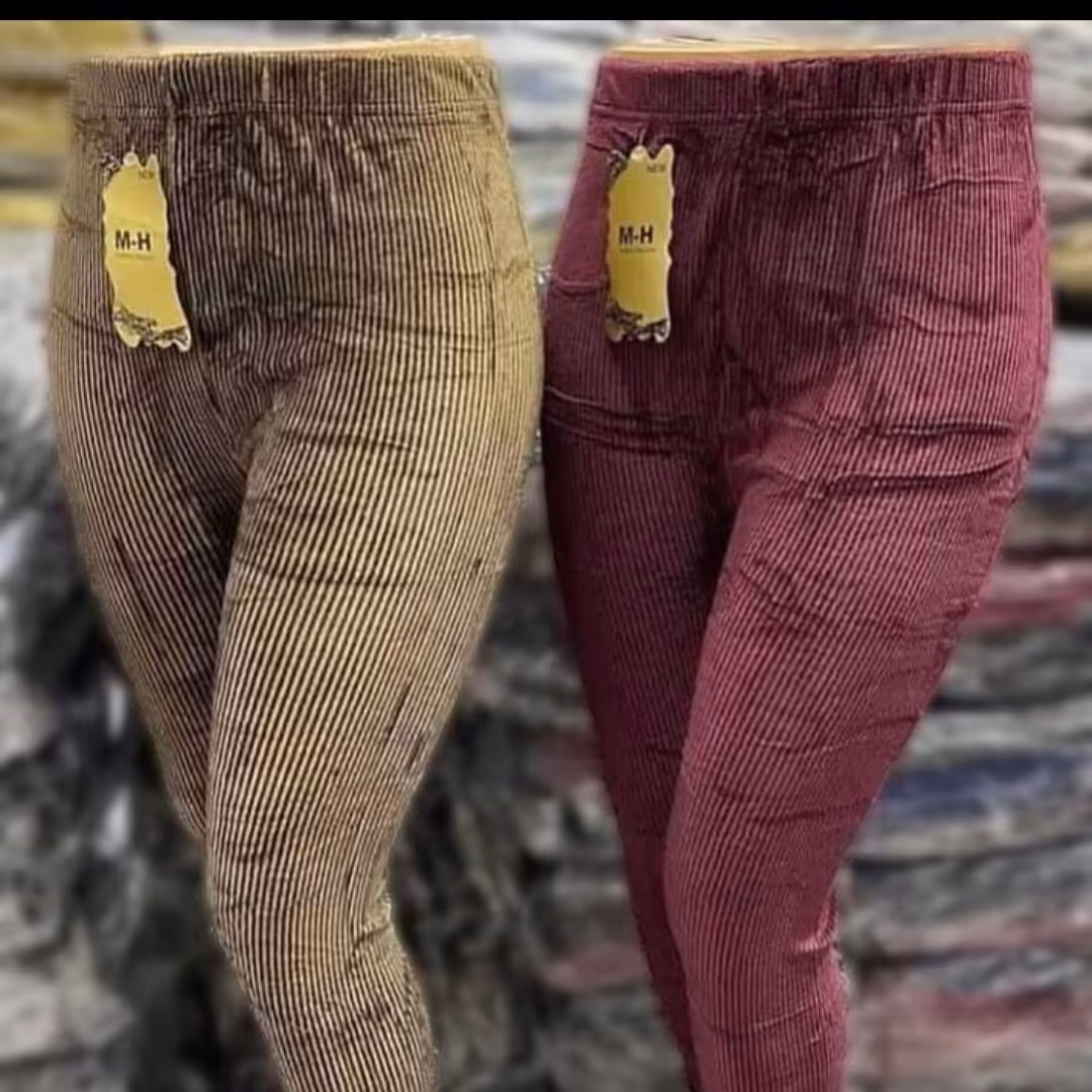 شلوار زنانه مخمل کبریتی  نانو وارداتی فری سایز از 38 تا 48  