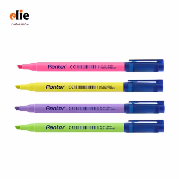 ماژیک هایلایت پنتر مدل slim ست 4 عددی