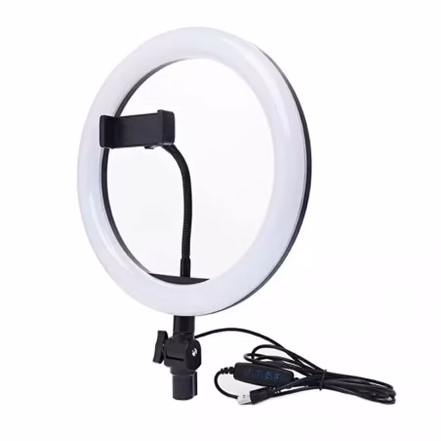 رینگ لایت Ring Fill Light ZD666 (26 سانتی متر 10 وات) فاقد پایه