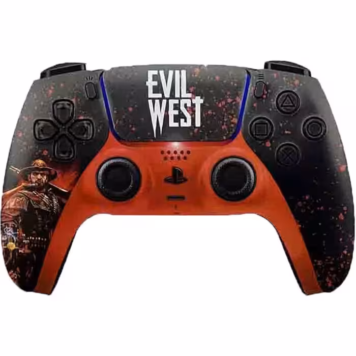 خرید دسته PS5 کاستوم طرح بازی PlayStation 5 Dual Sense Controller Custom Evil West با بهترین قیمت