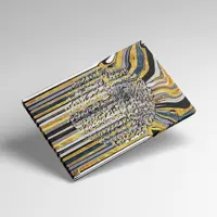تابلو بوم تلفیقی نقاشیخط دیجیتال آرت گالری چارگوش  2939
