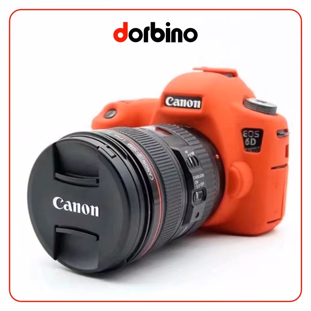 کاور دوربين قرمز مشابه اصلی Cover Canon 60D - فروشگاه دوربین دوربینو