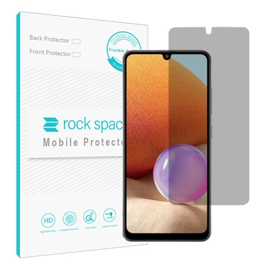 گلس پرایوسی (حریم شخصی)نانو و ضد ضربه گوشی سامسونگ A32 5G  برند راک اسپیس