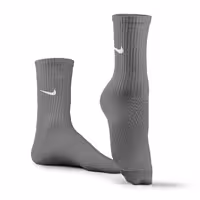 جوراب ورزشی ساق بلند نایکی مدل NSB-1200 | ملانژ تیره