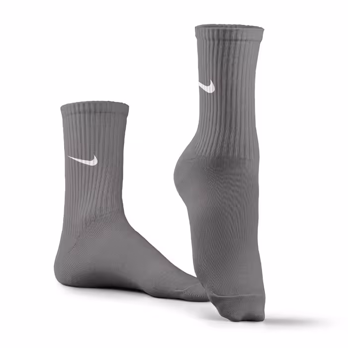 جوراب ورزشی ساق بلند نایکی مدل NSB-1200 | ملانژ تیره