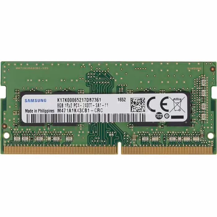 رم لپ تاپ سامسونگ با فرکانس 2400 مگاهرتز و حافظه 8 گیگابایت