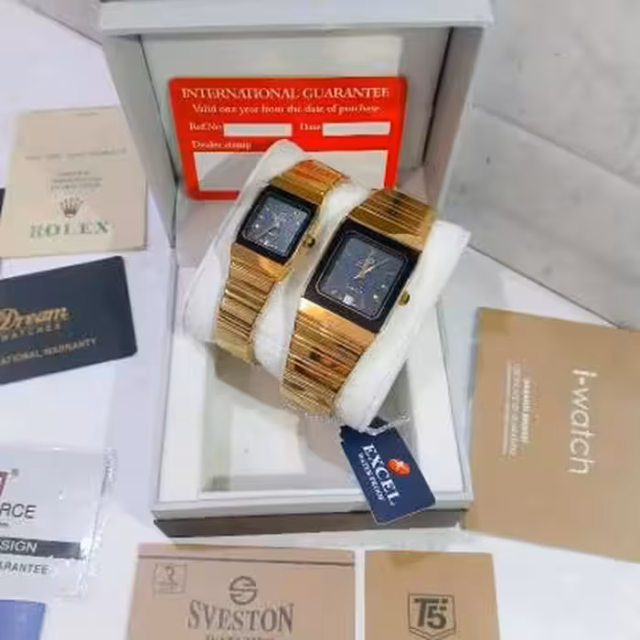 ساعت مچی EXCEL ست زنانه و مردانه آناتوم ژاپن مدل EX2073