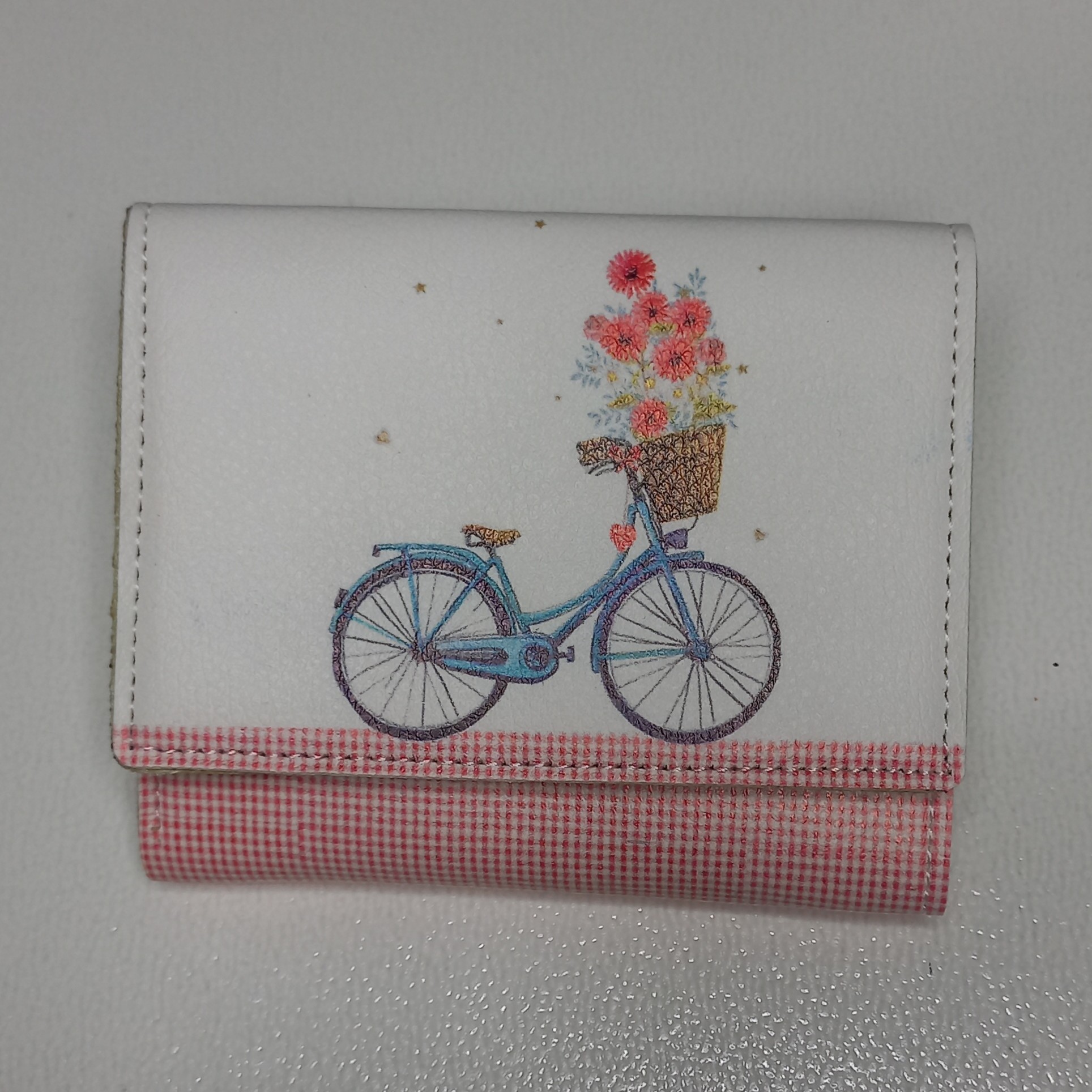 کیف پول کوچک طرح دوچرخه