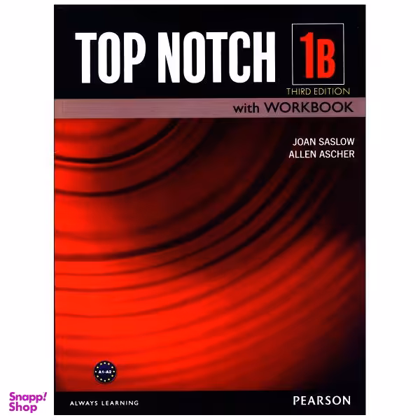 کتاب top notch 1b اثر JOAN SASLOW & ALLEN ASCHER انتشارات زبان مهر