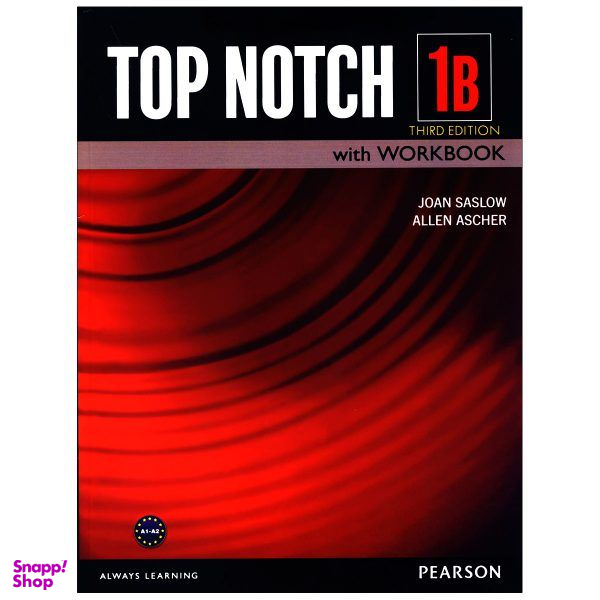 کتاب top notch 1b اثر JOAN SASLOW & ALLEN ASCHER انتشارات زبان مهر