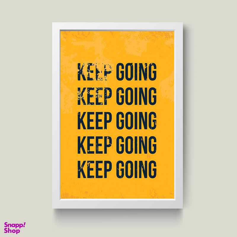تابلو مدل دکوراتیو انگیزشی keep goingکدG5-09