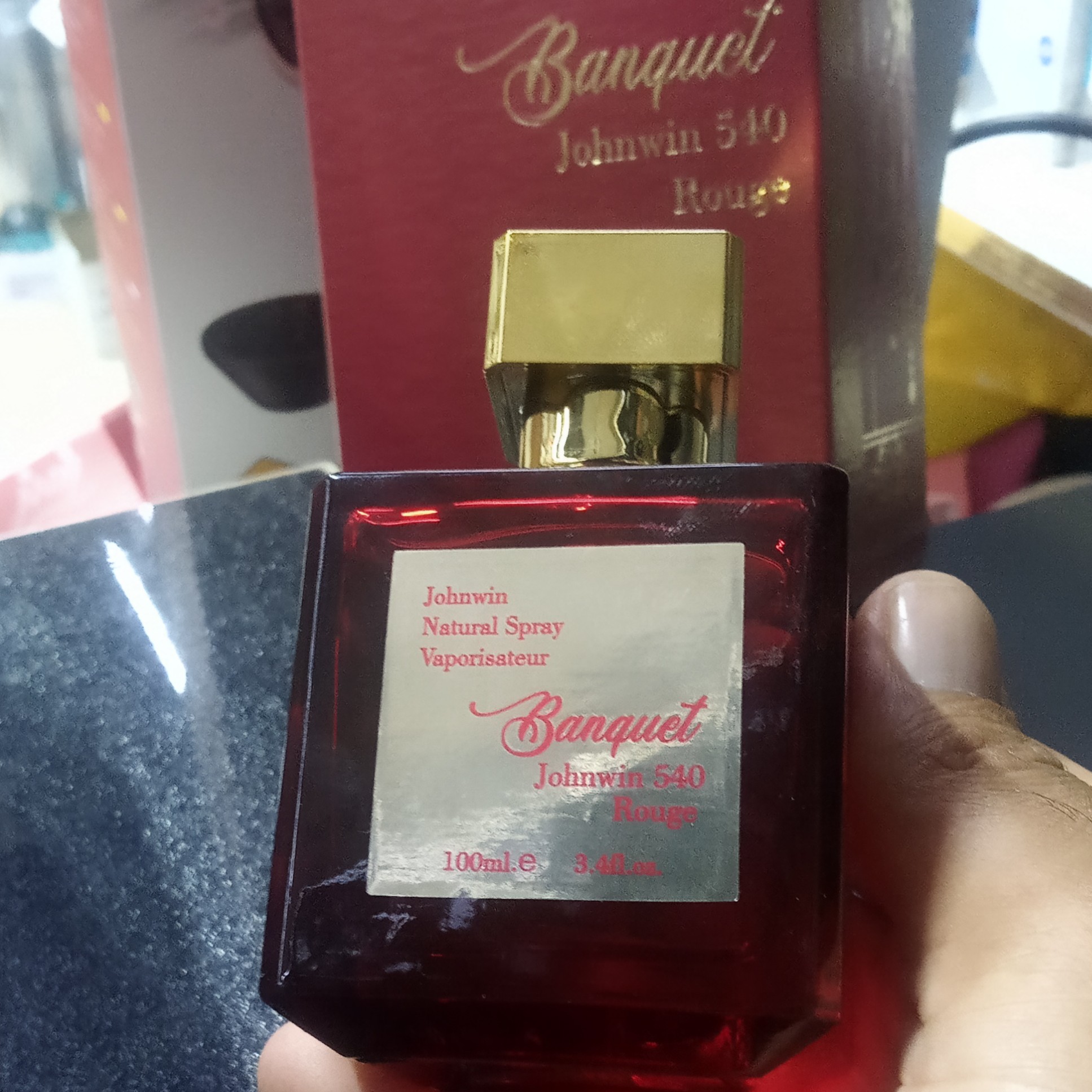 ادکلن باکارات رژ جانوین اصل 100میل  (همیشه گل با آی گل) 