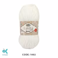 کاموا لاویتا بیبی  گوکسیم سفید 1002