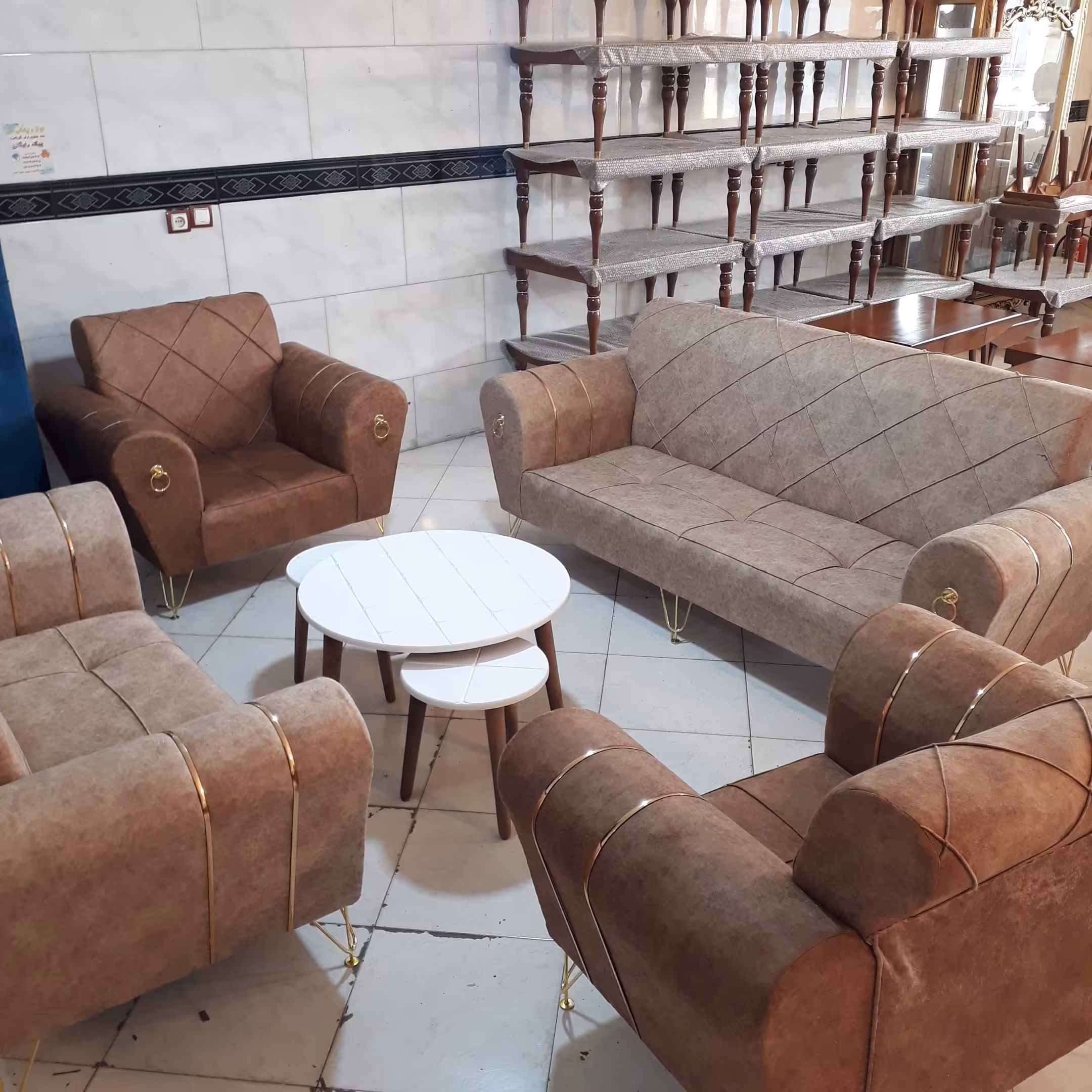 مبل راحتی اسکارلت یاشیل 