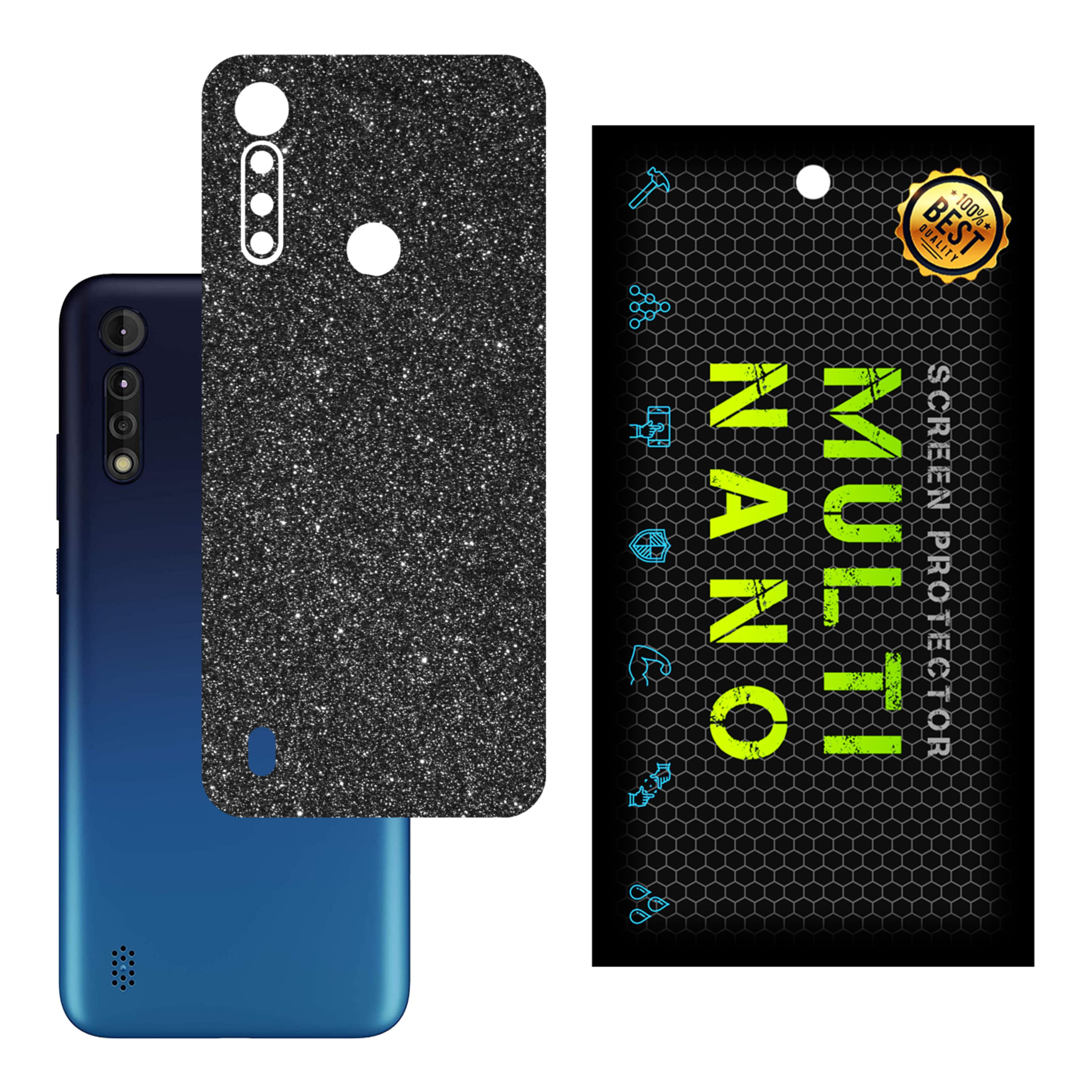 برچسب پوششی MultiNano مدل X-G1F-Gray برای پشت موبایل موتورولا G8 Power Lite