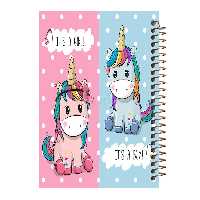 دفتر نقاشی مشایخ طرح اسب تک شاخ کد 40020