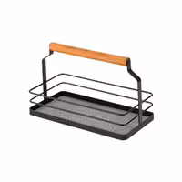 استند مستطیل فلزی دسته چوبی لیمون