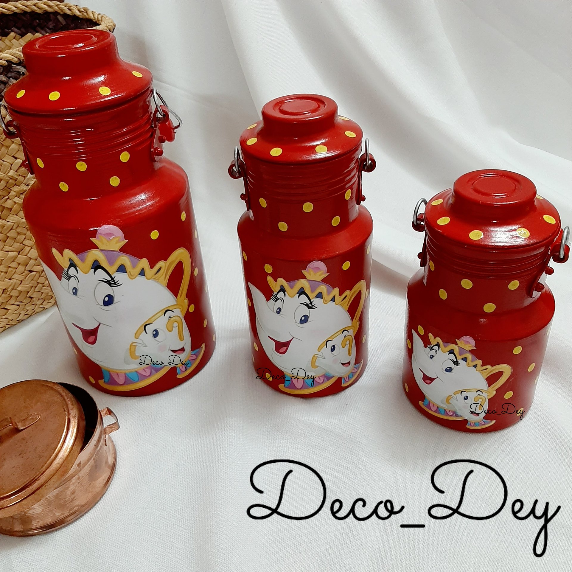 ست بانکه (دبه) روی در سه سایز