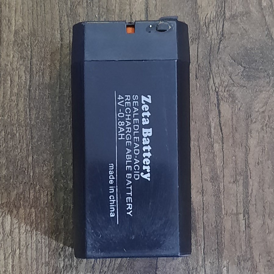 باطری کتابی4ولت0.8 آمپر