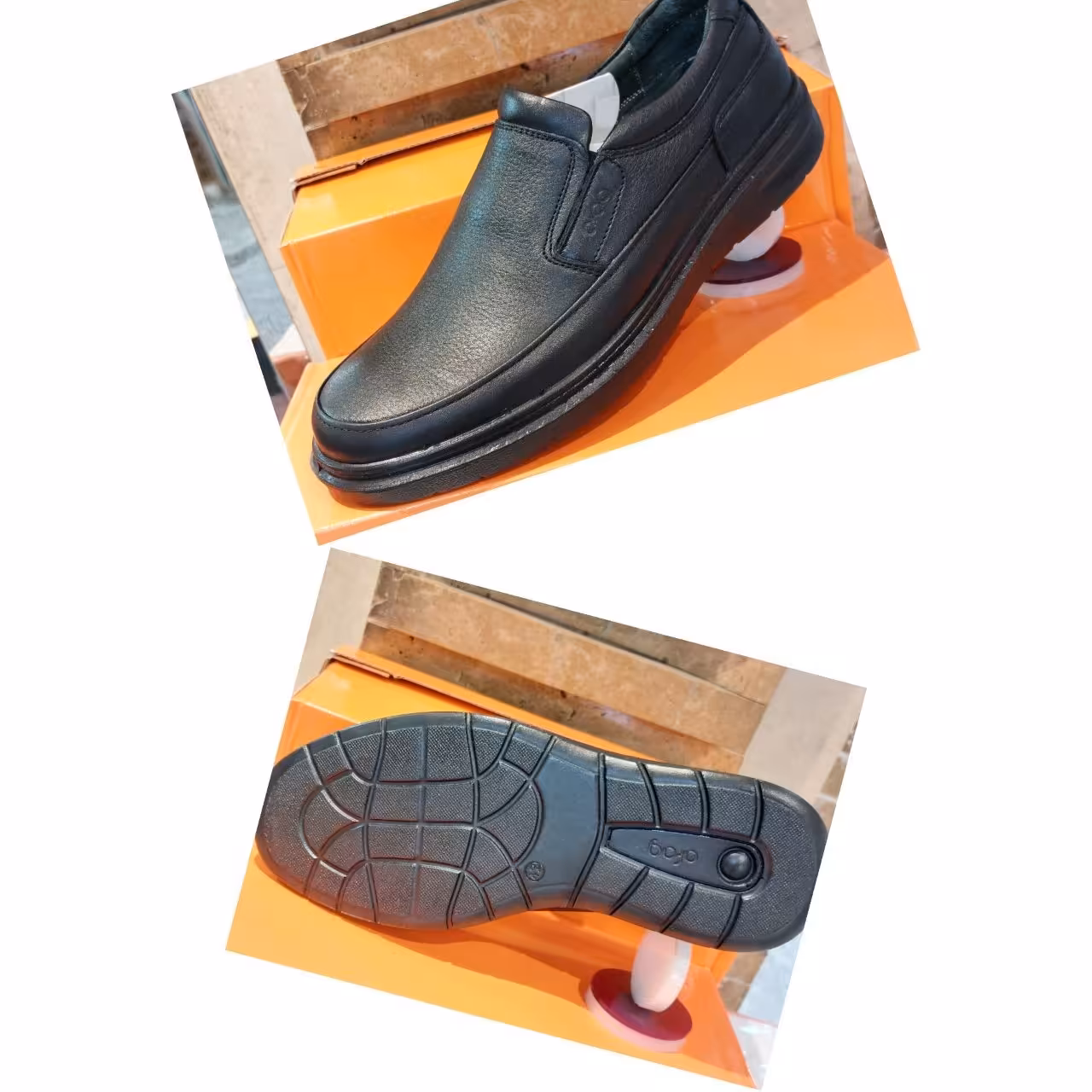 کفشی نرم و راحت کفش چرم طبیعی مردانه مدل 131 