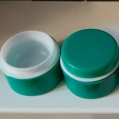 قوطی کرم پاستورسبز بسته100 عددی