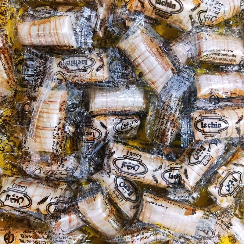 شکلات کانفت کامفت تازه 400گرمی محصول تضمین کیفیت ومرجوعی دارد