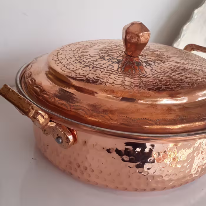 ماهیتابه مسی یزدی سایز 2