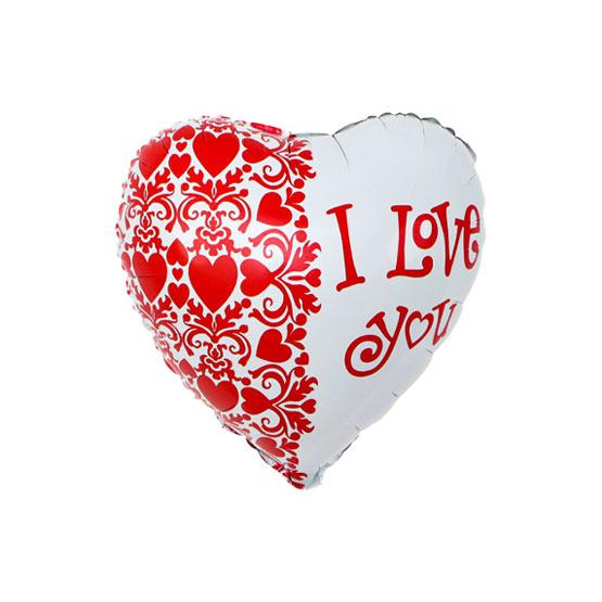 بادکنک فویلی قلب I LOVE YOU