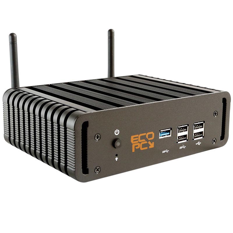 Hatron Eco 380FL Fanless Mini PC Intel Celeron | 2GB DDR3 | 64GB SSD | Intel HD