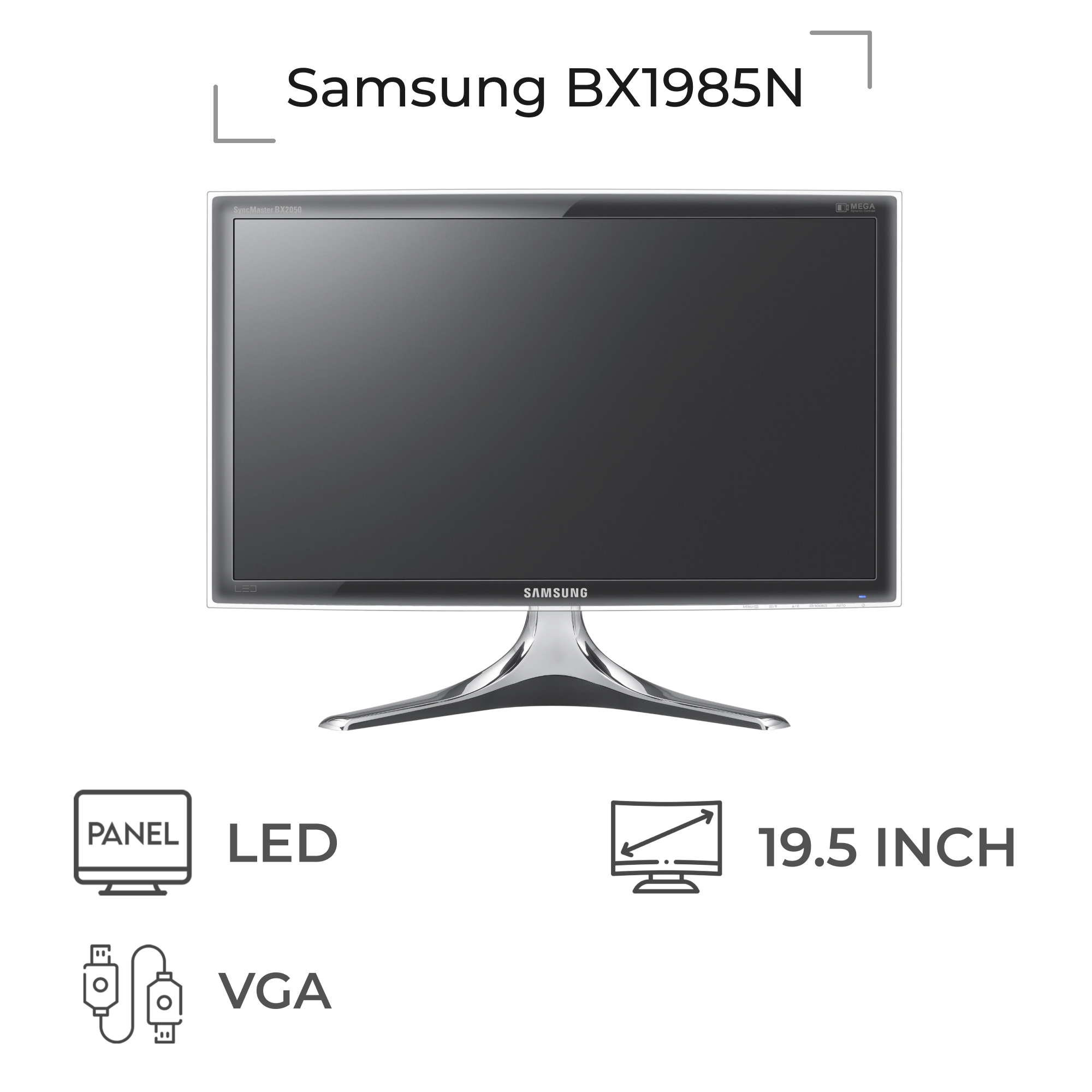 مانیتور استوک 20 اینچ سامسونگ مدل BX1985N Plus