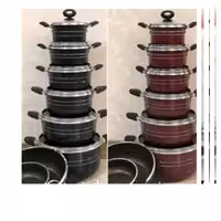 سرویس 14 پارچه هلنا طرح چدن داخل مشکی زنبوری