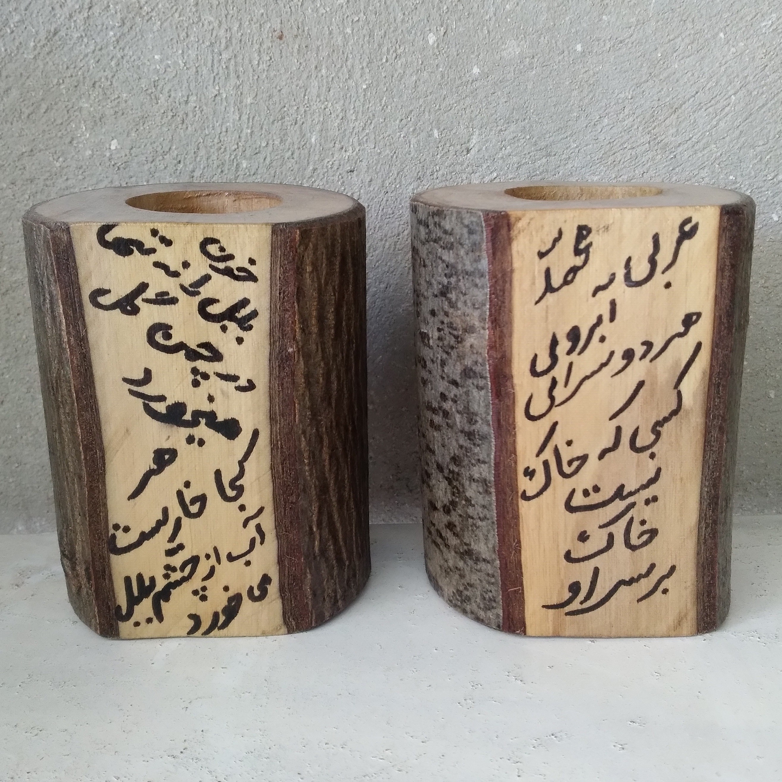 جاقلمی رومیزی چوبی