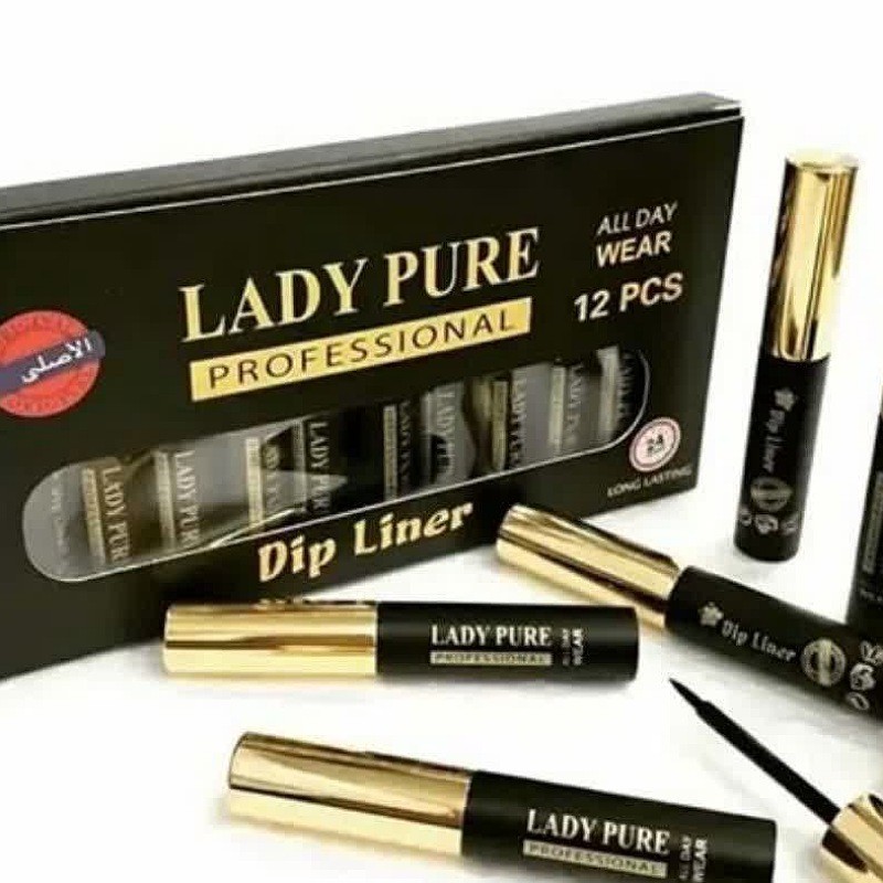 خط چشم ماژیکی لیدی پیور اورجینال پک 2 عددی
Lady pure